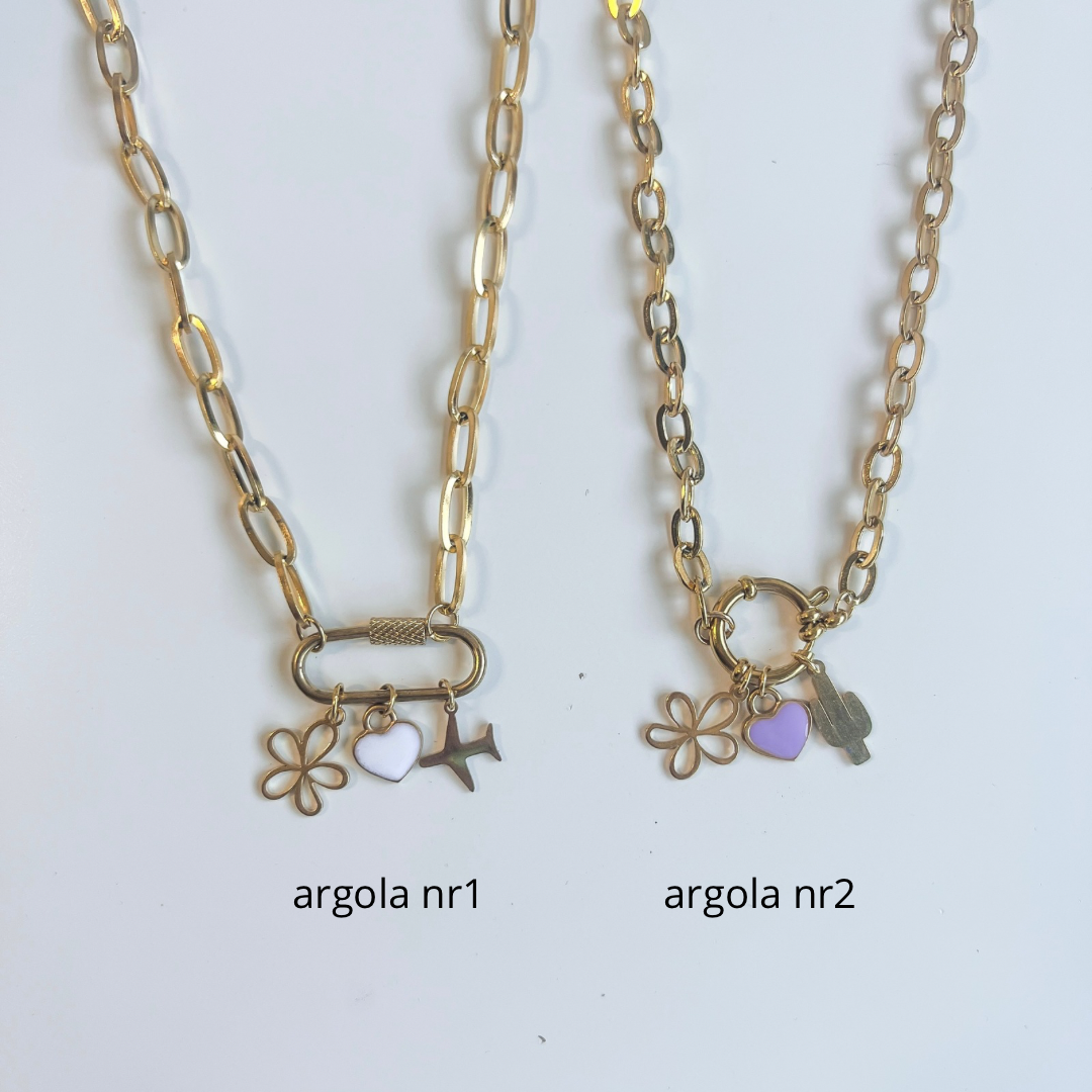 HOOP NECKLACE- CORRENTE E ARGOLA