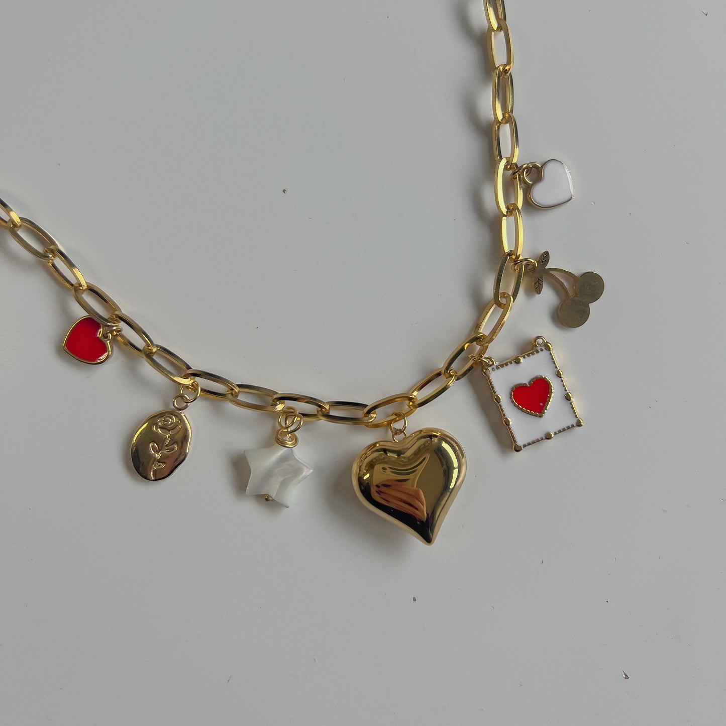 CHARM NECKLACE/ BRACELET- PENDENTES DOURADOS PARTE II
