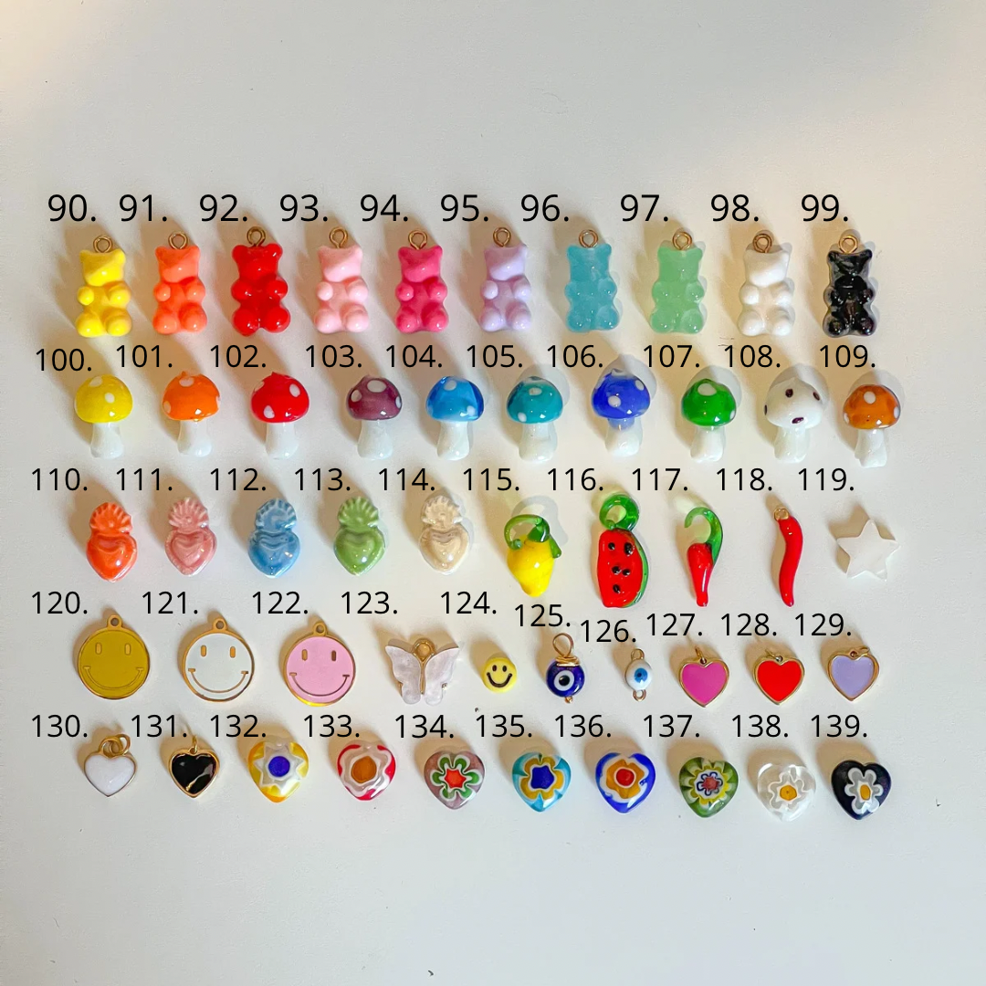 CHARM NECKLACE/ BRACELET- PENDENTES DOURADOS PARTE II