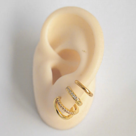 BRINCOS BELLE- conjunto 3 argolas